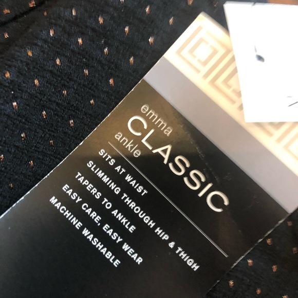 Black & gold ankle pants - Picture 2 of 2